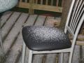 Sleet on a chair